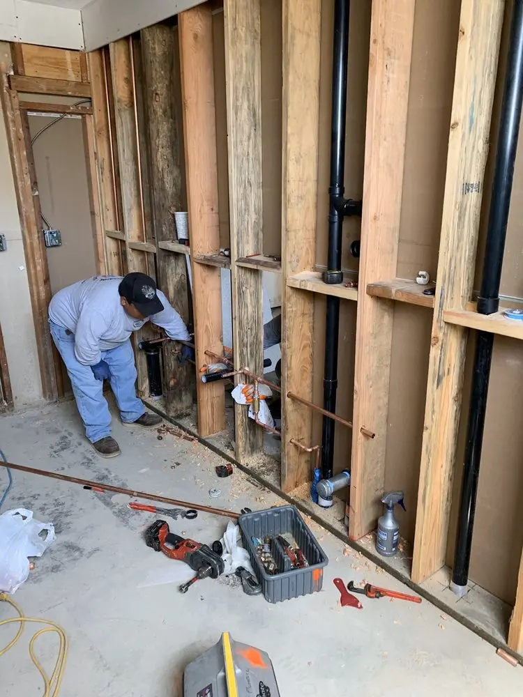 Commercial rough-in plumbing for Water Heater Replacement in Madisonville